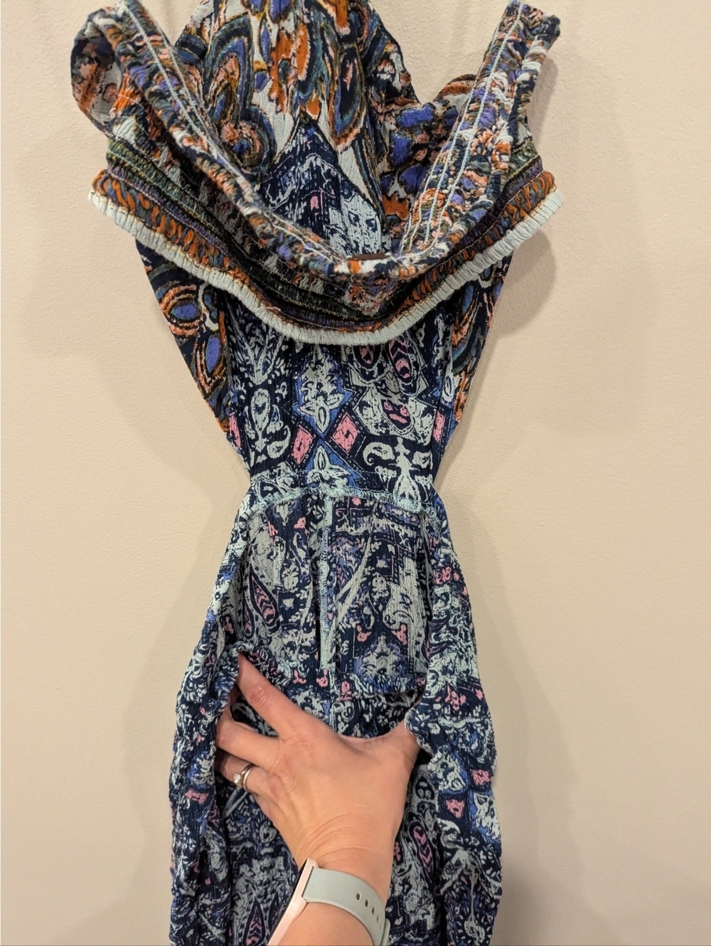 Free People Maribelle Wide Leg Jumpsuit Size Medium - Picture 7 of 12